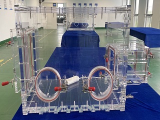 Acrylic Glove Box with Air-tight Transfer Box